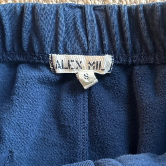 EUC Alex Mill Deep Blue Cotton Women's Shorts - Picture 2 of 5